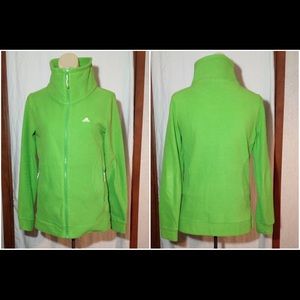 Women's Size S Adidas Zip Up Fleece Jacket